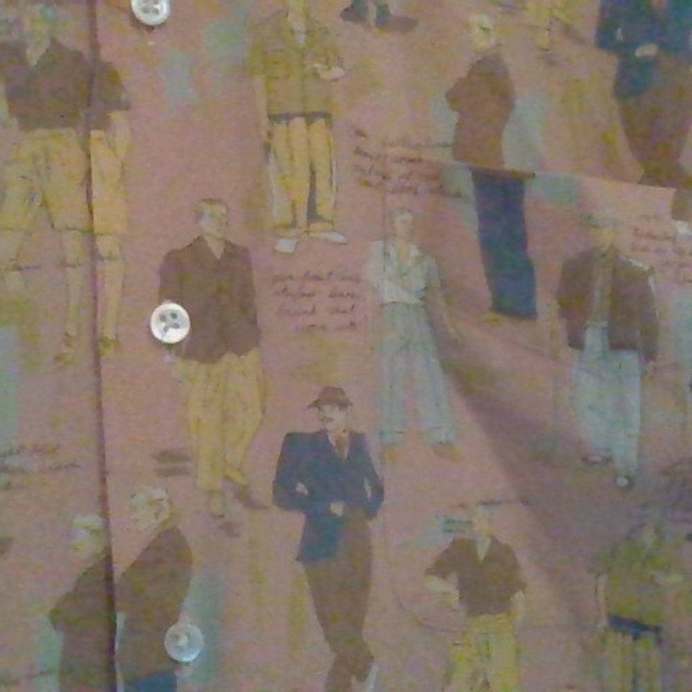 Men's Button Down Printed Vintage Shirt